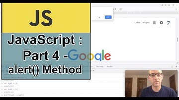 JavaScript: Part 4 - Alert Method