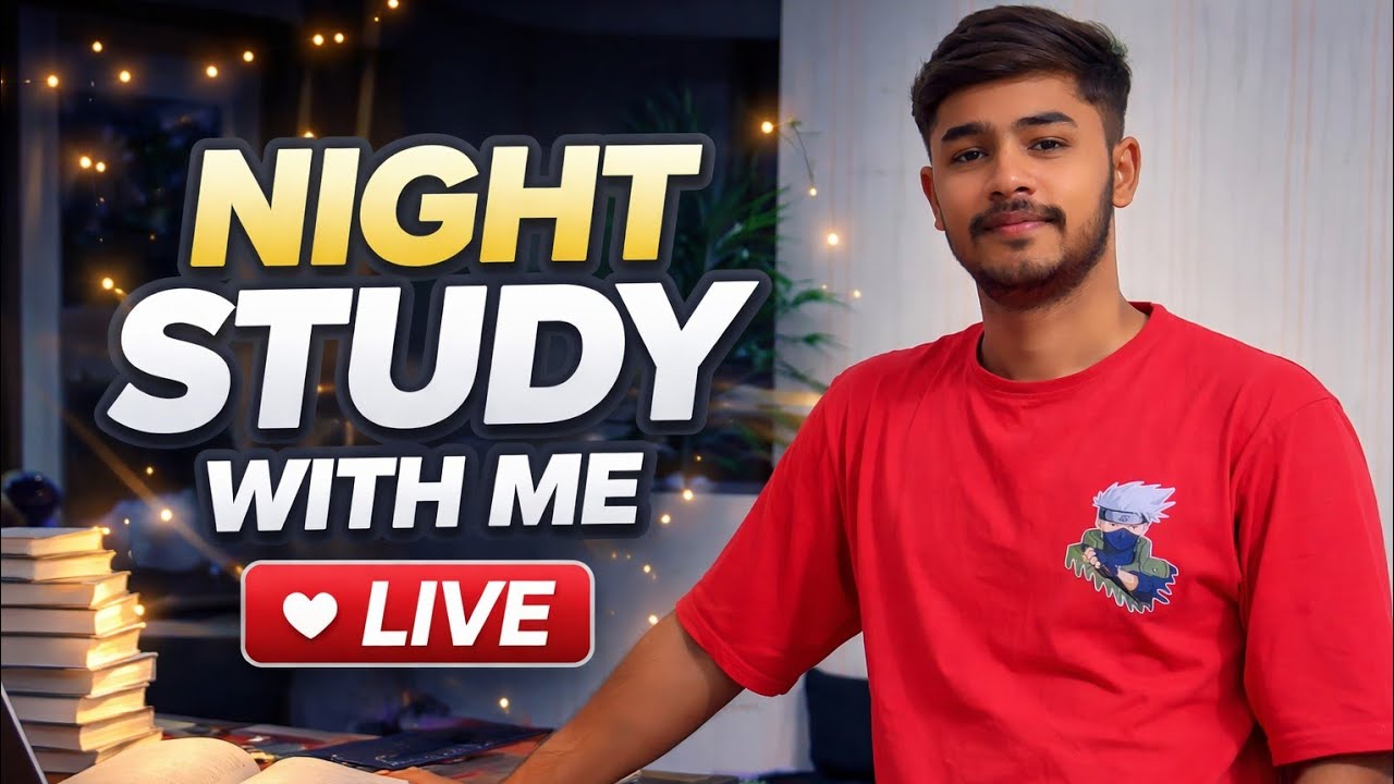 Night Study With Me Live 📚 🏻 🎯 Rishikesh Study Point is live! - YouTube