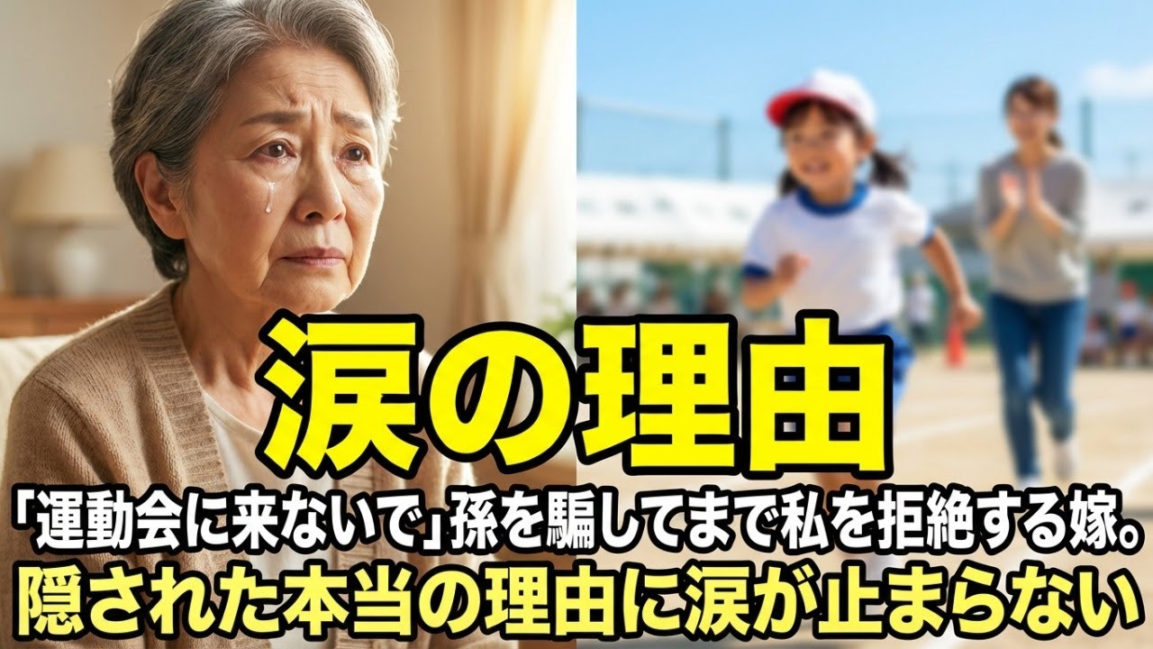 「運動会に来ないで」孫を騙してまで私を拒絶する嫁。隠された本当の理由に涙が止まらない