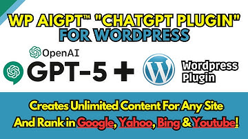 WP AiGPT™ ChatGPT for Wordpress - 1-CLICK ChatGPT Wodpress Plugin to Create Unlimited Content