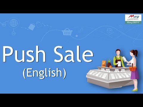 Push Sale Detailed Tutorial "Marg ERP" [English]