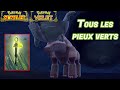 Pokmon ecarlate  violet tuto  tous les pieux  verts pour capturer le pokmon lgendaire dinglu 