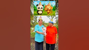 🙈💐Happy birthday with naughty monkey! #shorts #viralvideo #funny