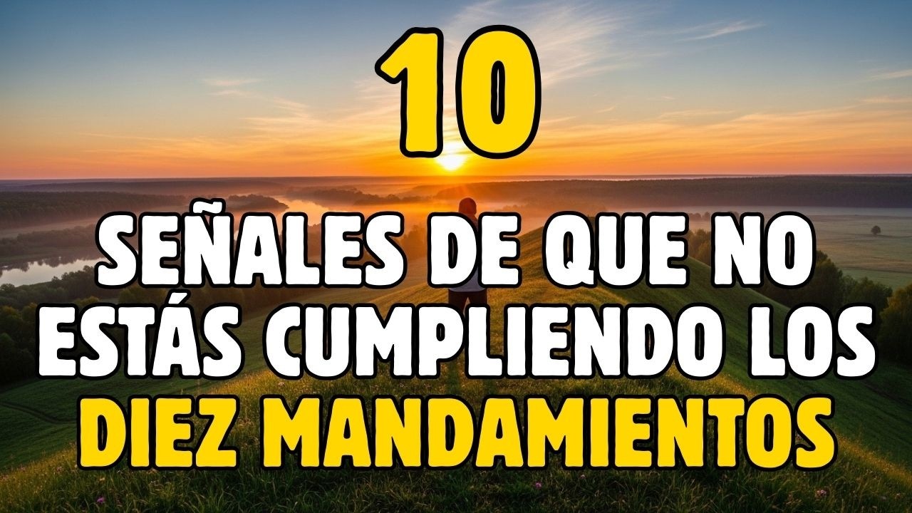10 SEÑALES DE QUE NO ESTÁS CUMPLIENDO LOS DIEZ MANDAMIENTOS 📜 La Mayoría Falla En Esta