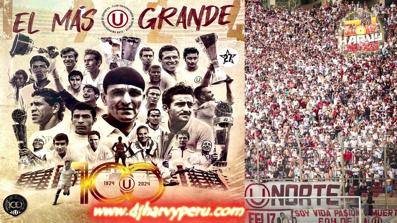 MIX CENTENARIO Dj Harvy Peru 2024 - UNIVERSITARIO (Garra Crema‎) Mix Canciones Nos Sobra Aliento !!