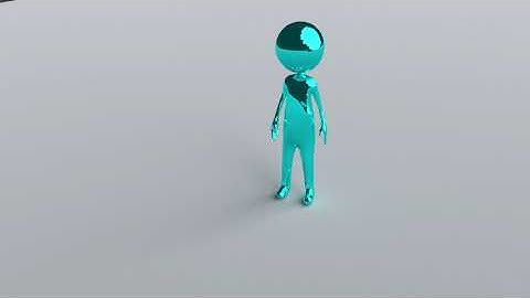 stickman 3D Blender animation