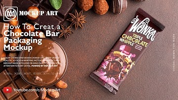 How to make a Chocolate bar Pack Mockup mockup | Photoshop Mockup Tutorial
