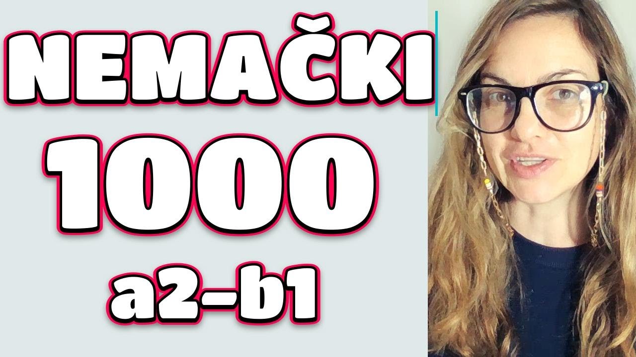 NEMAČKI - 1000 A2-B1 - KAKO DA UČITE - LAKO SE USVAJA UZ SVAKODNEVNE REČENICE I IZRAZE