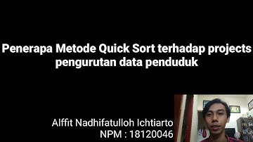 Penerapan Algoritma Divide and Conquer Quicksort