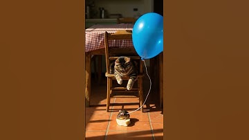 Shocking! 😱😱The newest balloon trap – Let’s go! やばすぎ！😱😱最新の風船トラップ、いっくよ〜！ #shorts #tabbycat #trap