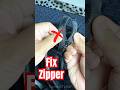 How to Fix or Repair Zipper Problem Not Close Properly #zipper #hacks