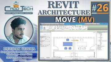 #26 | Move Command in Revit Architecture [deepak verma]