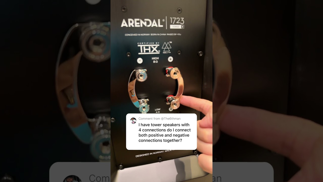 Properly connect speaker cables. 