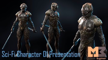 Sci Fi Character 01 (Shadow) Presentation