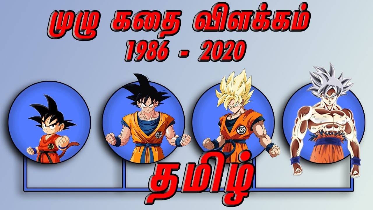 Dragon Ball Z Timeline Explained தம ழ 1 Chennaigeekz Youtube