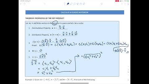 11.3: The Dot Product
