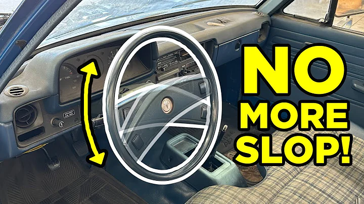 How to Adjust Steering Box to Reduce Steering Wheel Play - Toyota Pickup 2WD