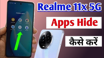 How to hide Apps in realme 11x 5g / realme 11x app hide setting / realme 11x me app hide kaise kare