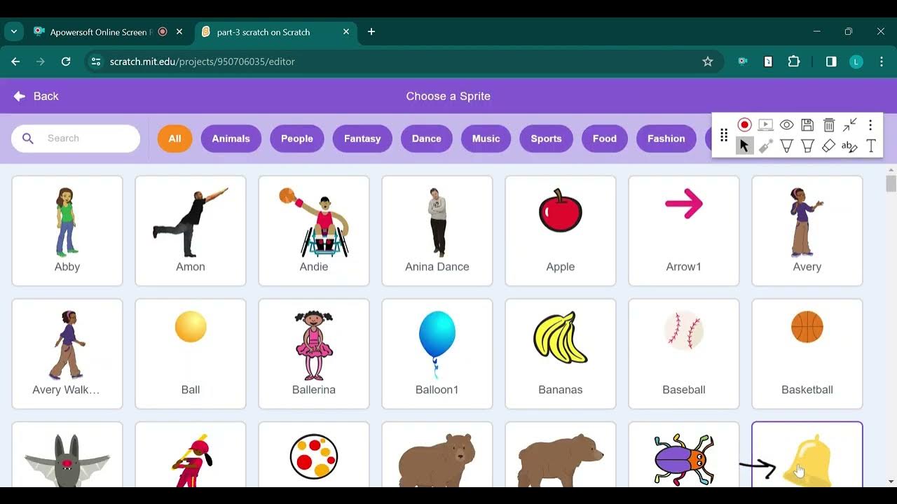 How to handle characters in scratch explained Add new sprite Urdu