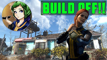 FALLOUT 4 Sanctuary BUILD OFF!  Final Render Vs XJokersGirlX