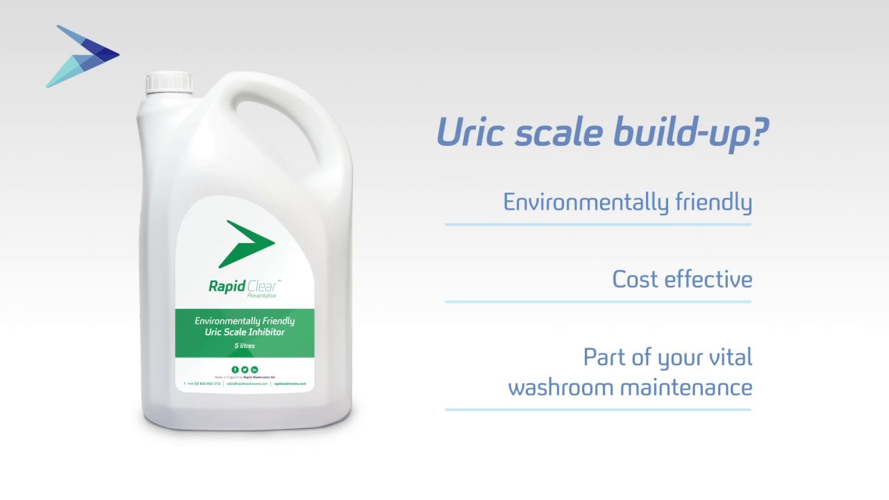 Rapid Clear™ Preventative Urinal Maintenance & Scale Inhibitor YouTube