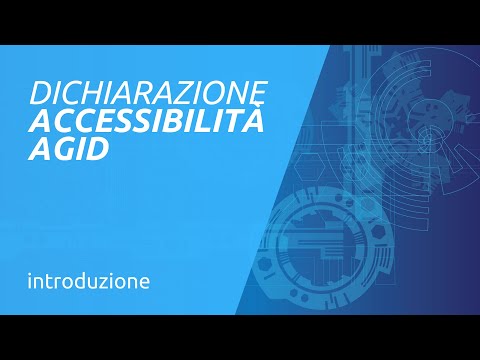 Dichiarazione Accessibilità Agid - introduzione.