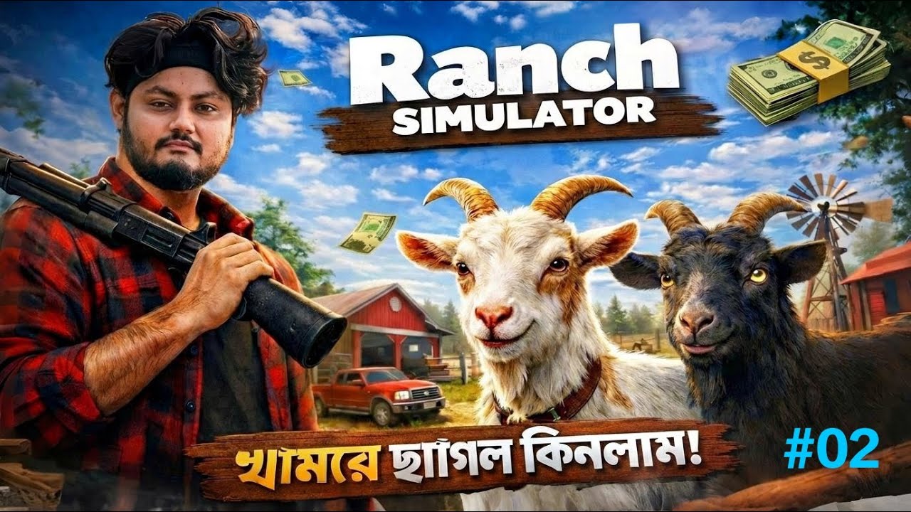 খামারে ছাগল কিনে ব্যবসা শুরু! 😱 | Ranch Simulator Bangla Gameplay