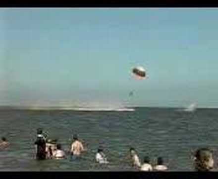 this harrier crashed in the sea, the pilot ejected. (I WAS THERE!) :D