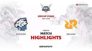 EVOS Glory vs RRQ Hoshi HIGHLIGHTS MPL ID S13 | RRQ VS EVOS ESPORTSTV