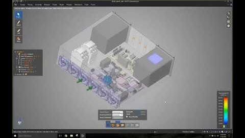 ANSYS Discovery Live Demo for Smart Fluid Electronics Enclosure of Complex Server Rack