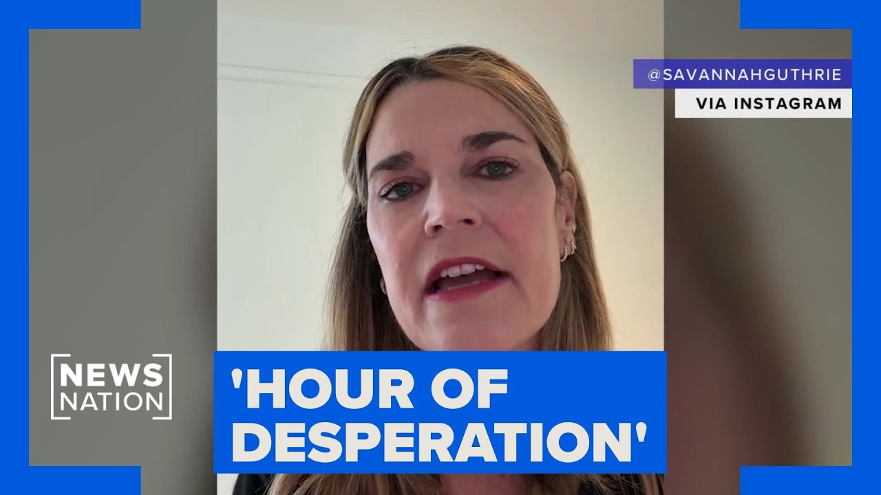Savannah Guthrie posts plea for help: 'We are at an hour of desperation' | NewsNation