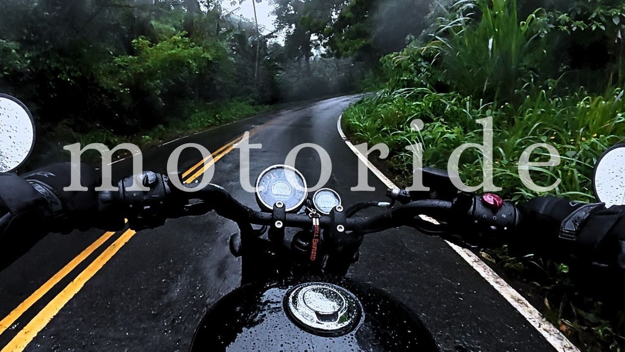 ROYAL ENFIELD METEOR 350 | POV #003 (SEM FALA) - Paracambi à Mendes sob chuva