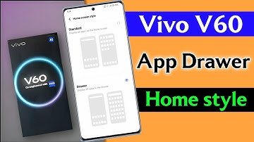 Vivo v60 app drawer setting | vivo v60 app drawer | vivo v60 app drawer setting kaise kare 