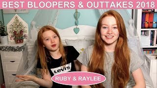 BEST BLOOPERS & OUTTAKES 2018 | RUBY AND RAYLEE