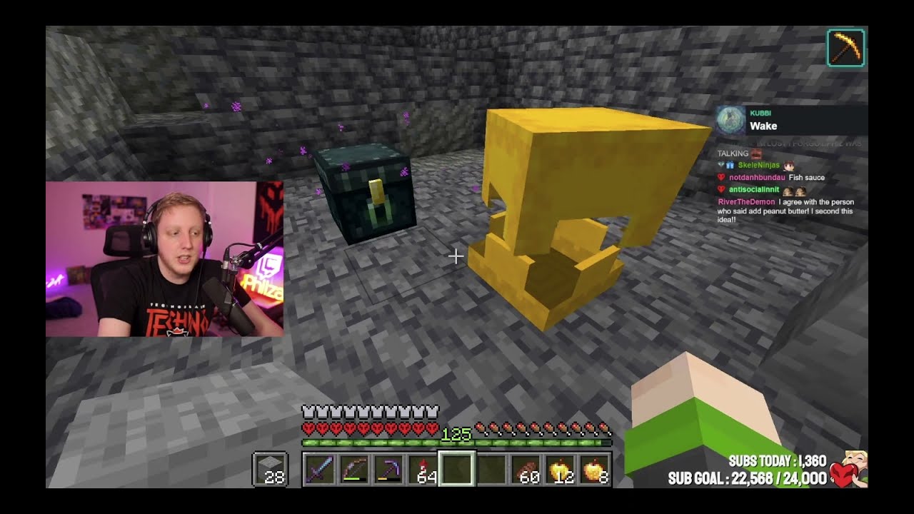 Philza explaining his enderchest (ft. MUMZA)