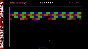Rebound © 1985 Compute! Publications - PC DOS - Gameplay
