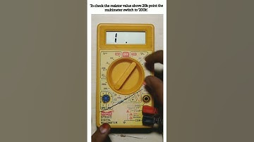 #Shorts #resistor how to measure resistor value by using multimeter