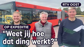 Zonder ervaring een stadsbus besturen: Gerard durft het aan | RTV Oost