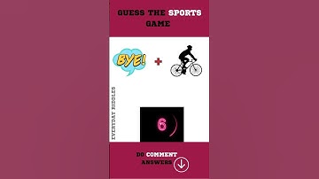 CAN YOU GUESS THE SPORTS GAME RIDDLE?  | #shorts #emojipuzzle  #riddles #quiz #puzzle
