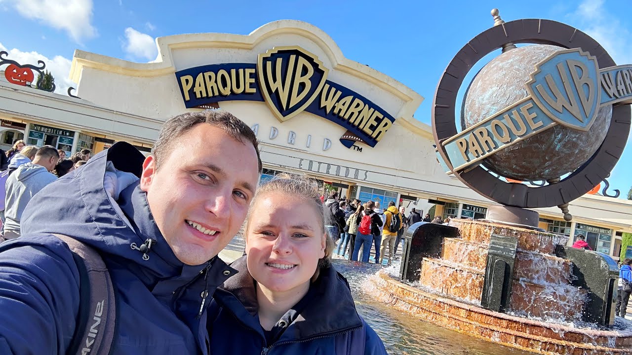 Europas BESTE Achterbahn Neuheit! | Parque Warner Vlog 2023 | Madrid Trip Teil 1