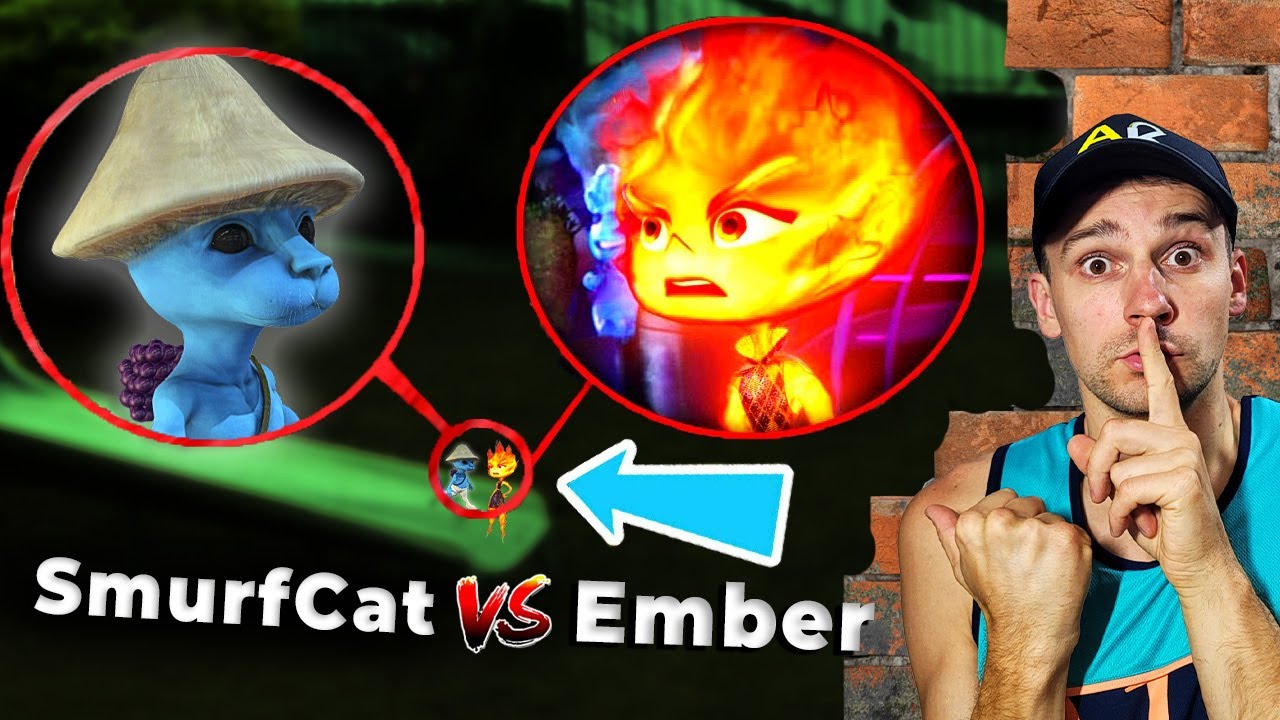MY DRONE CATCHES SMURF CAT AND EMBER LUMENS IN REAL LIFE - YouTube