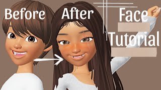 Y2k Face Tutorial|Zepeto|og.juana|#blowup #viral #likethisvideo #xyzbca #zepeto