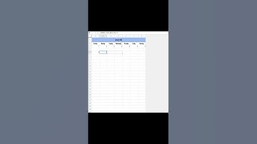 Dynamic calendar in spreadsheet shorts | Full video available in the channel