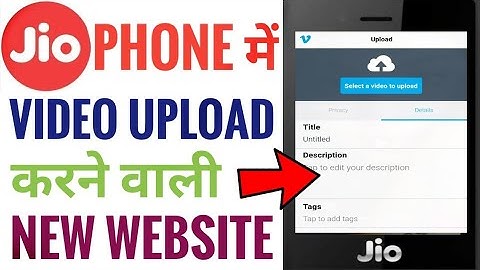 Jiophone Me Video Upload Kaise Kare | Jiophone Video Upload New Trick | Techno Shiva