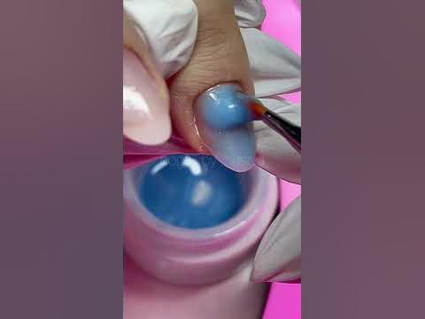 Провал в ногте😨 и правильная работа гелем #ногти #укреплениеногтей # ...