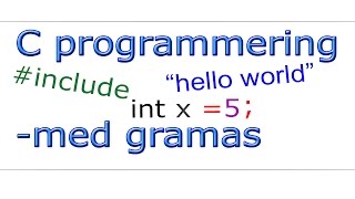 C programmering svenska - 14 - Funktioner