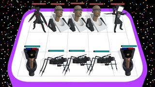 Merge Sink Kamera Battle, Merge Master, Merge Legions Gameplay (Android iso Game) screenshot 2