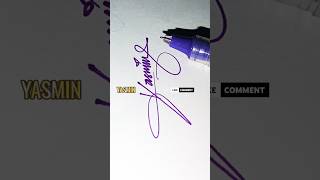 Yasmin Signature Name