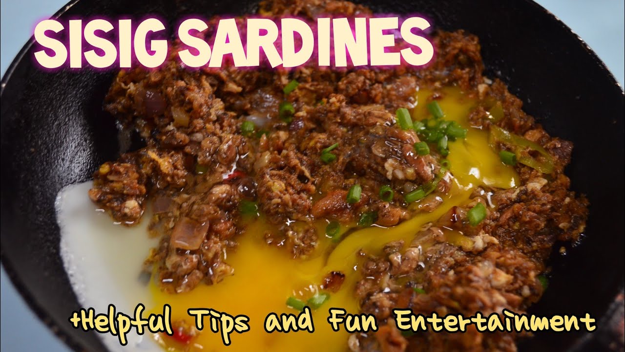 Sisig Sardines Recipe Sisig Sardinas Pang Ulam YouTube