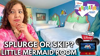 Little Mermaid Room Tour (2024) at Disney's Art of Animation Resort: Is It Worth the Extra Cost?